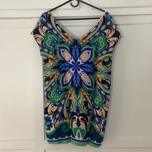 Anthropologie Mosaic Mini Dress